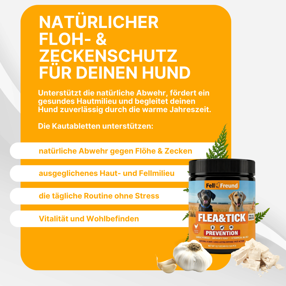 Floh- & Zeckenschutz Kautabletten