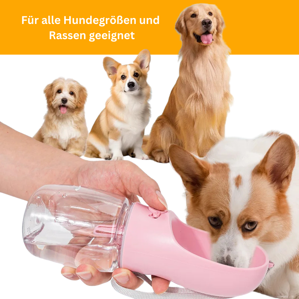 Tragbare Hundetrinkflasche 2.0