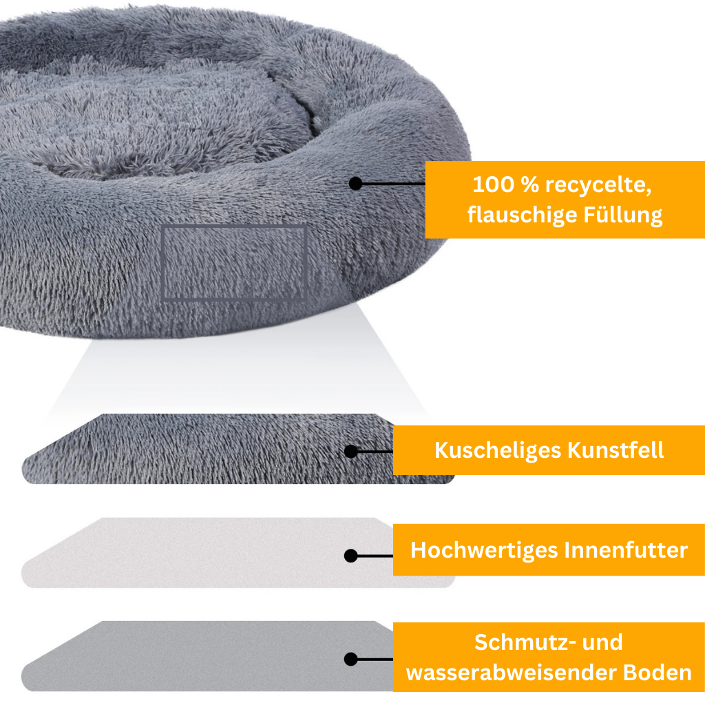Flauschiges Katzenbett Wolke 7 - das Original