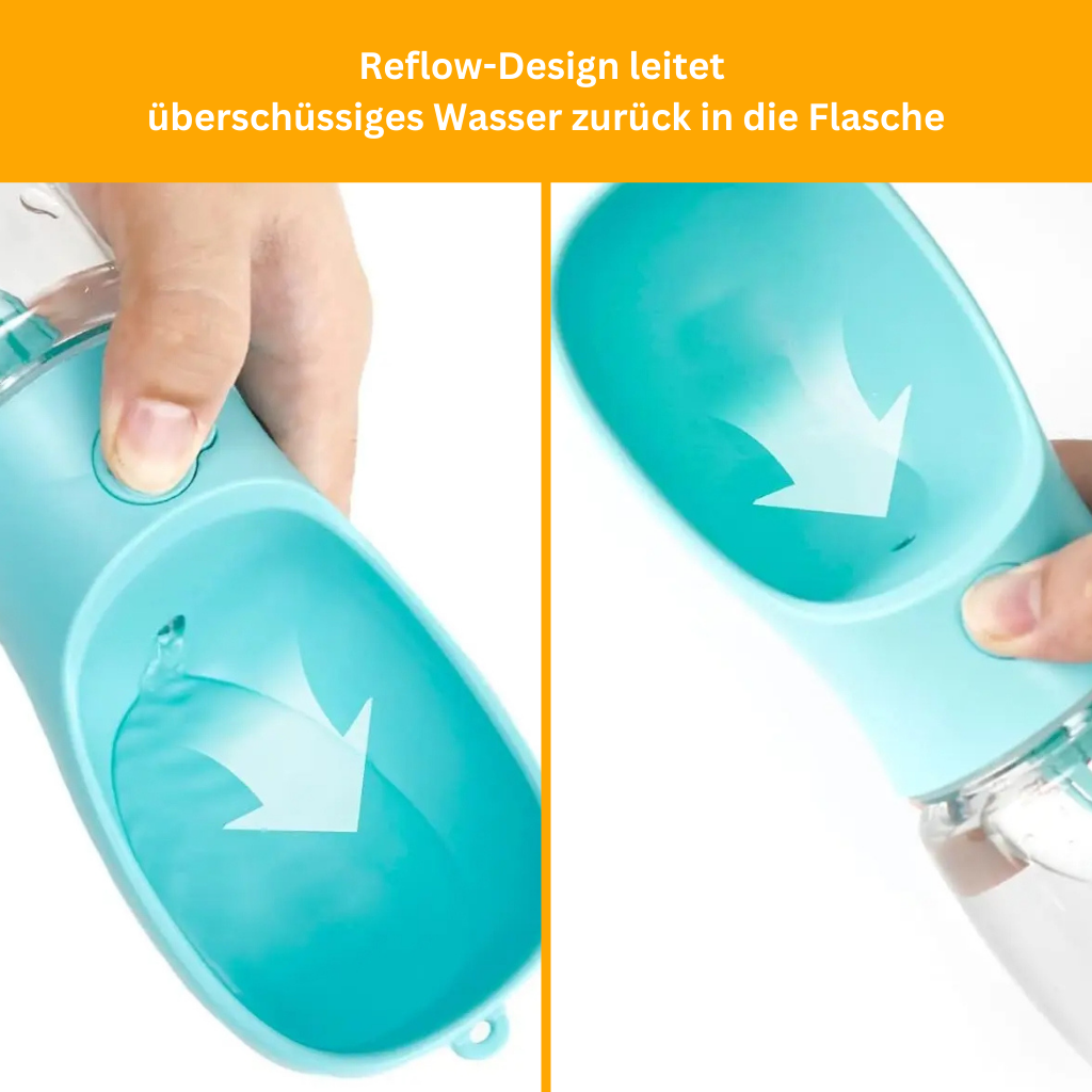 Tragbare Hundetrinkflasche 2.0