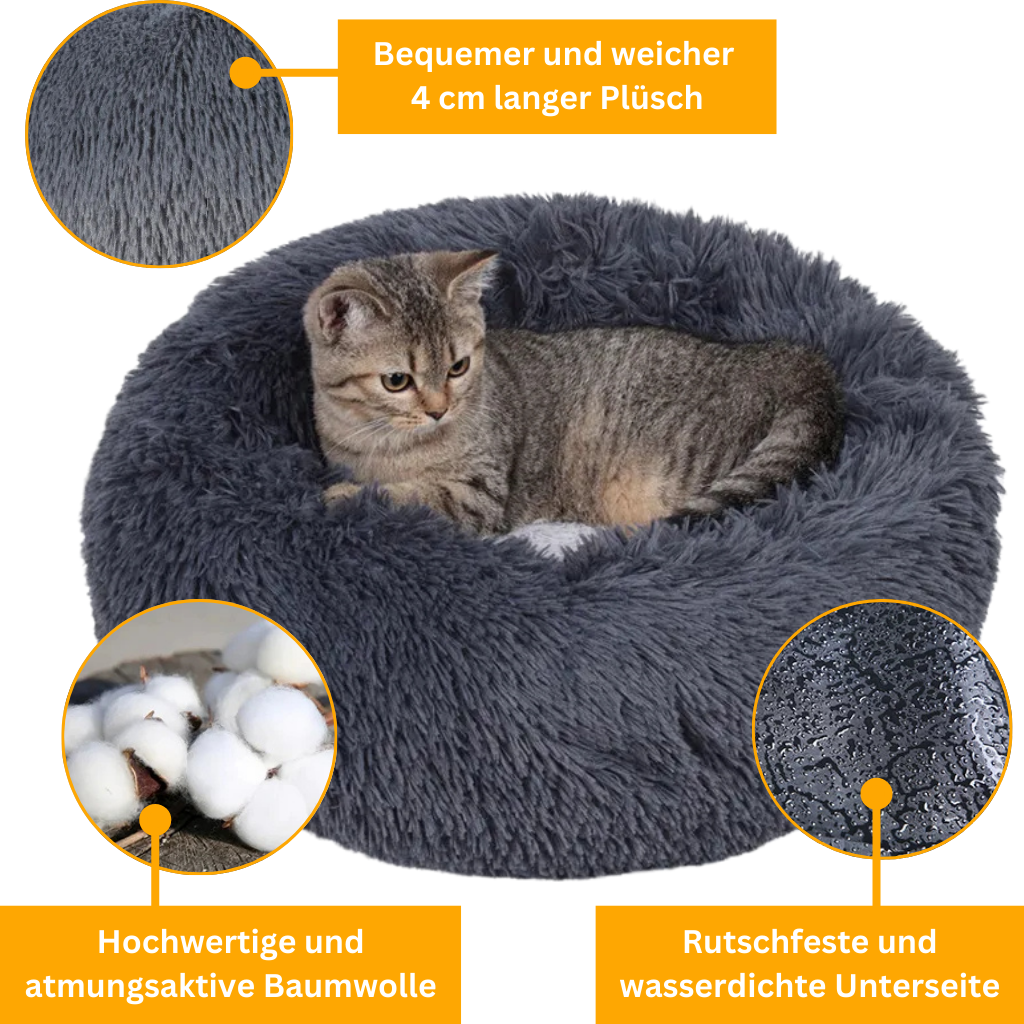 Flauschiges Katzenbett Wolke 7 - das Original
