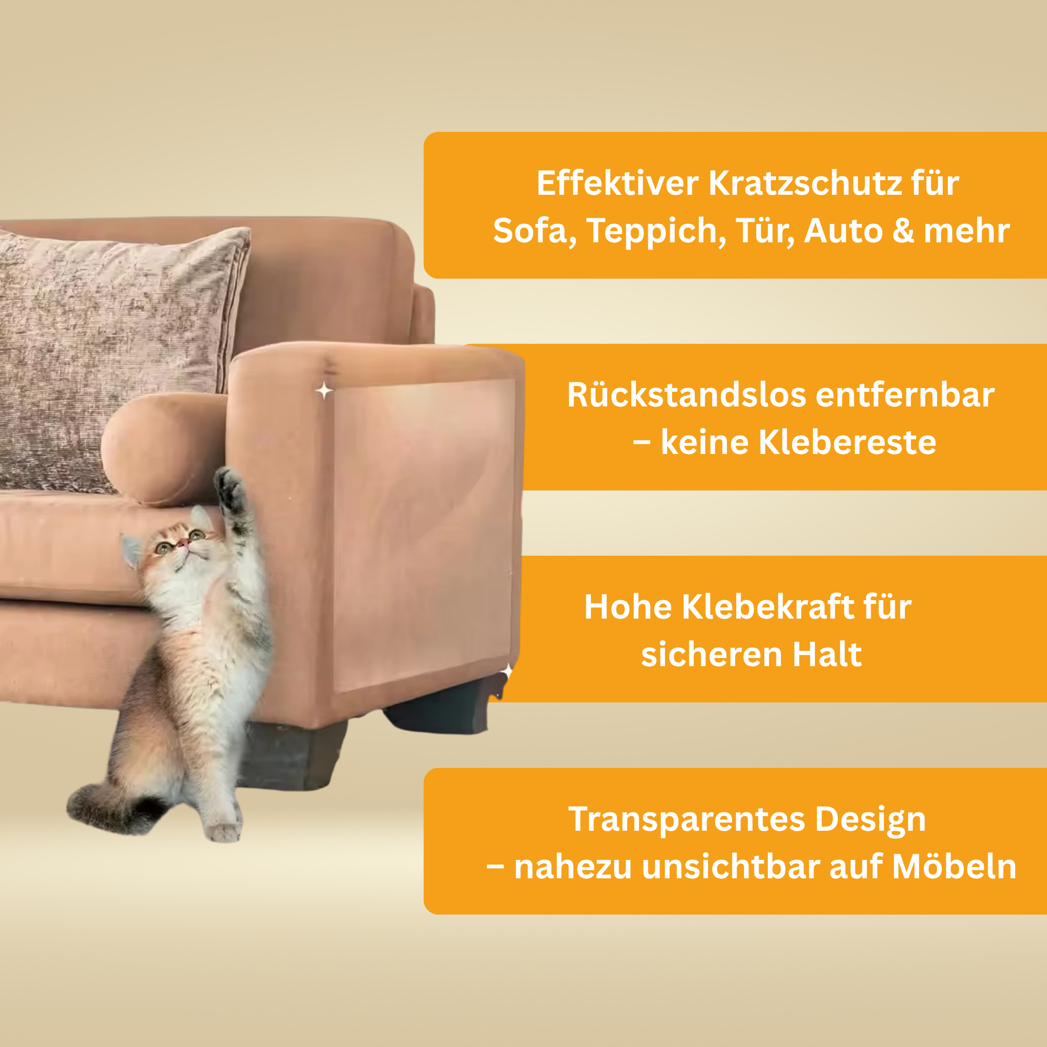 Katzenschutzmatte – 6er Set