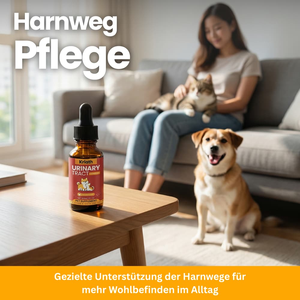 Harnweg-Pflege Tropfen für Hund & Katze