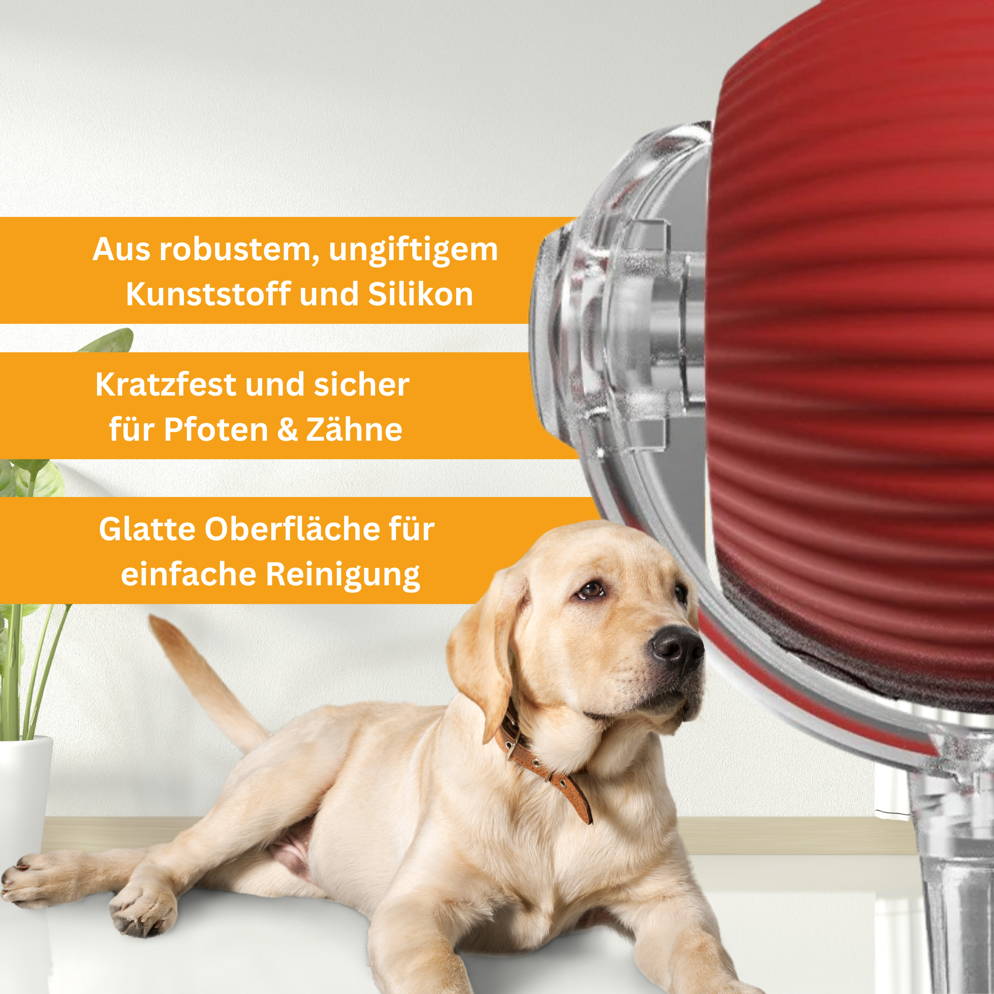 Interaktiver Spielball mit Schwanz für Hunde