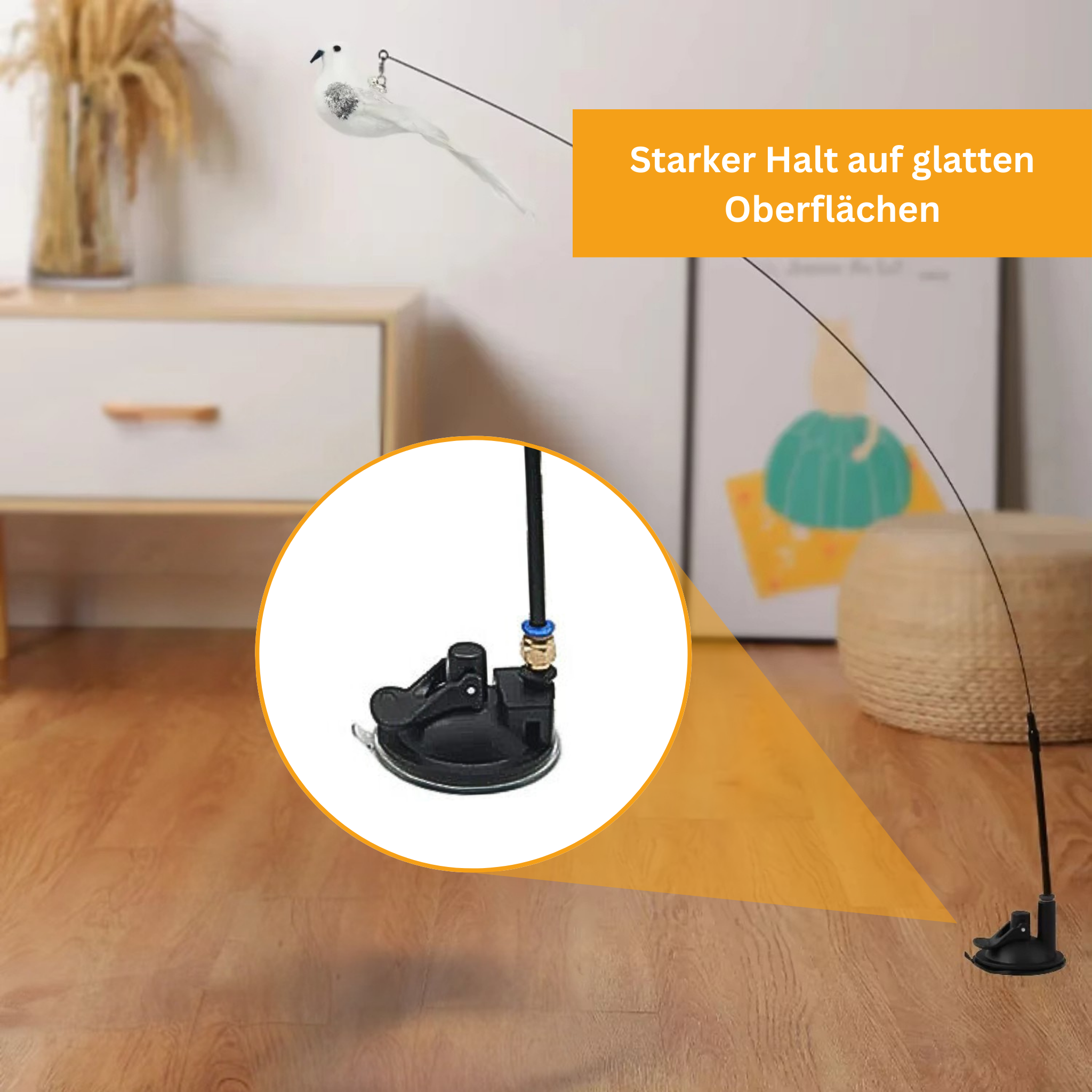 Zwitscherndes Vogelspielzeug für Katzen