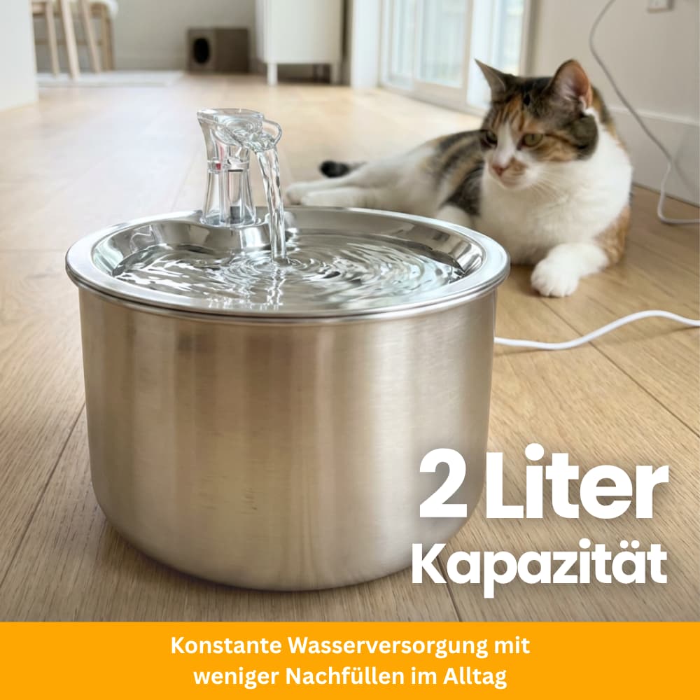 FreshFlow Stainless Steel Fountain