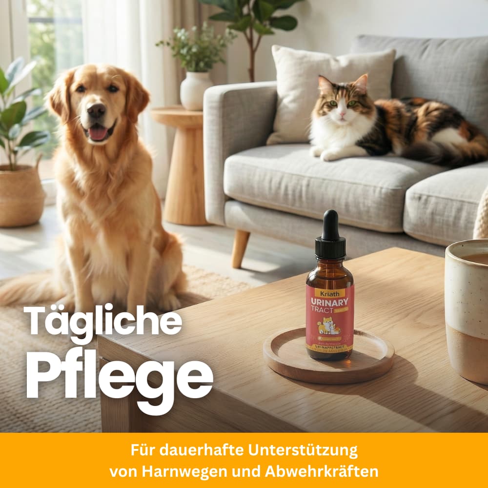 Harnweg-Pflege Tropfen für Hund & Katze