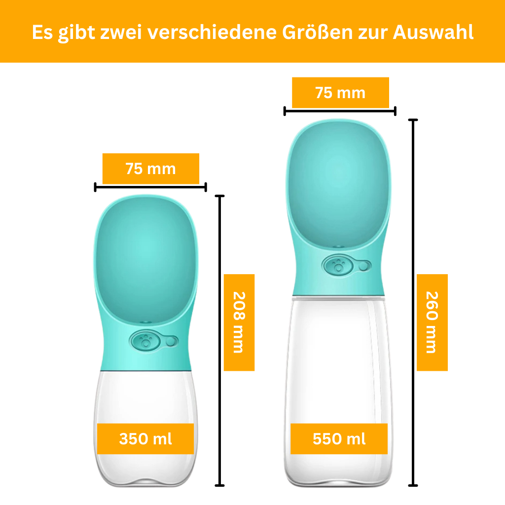 Tragbare Hundetrinkflasche