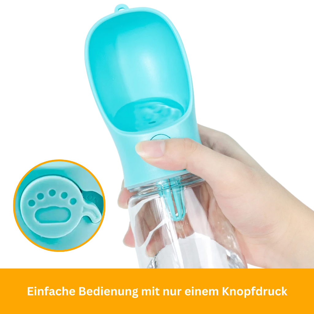 Tragbare Hundetrinkflasche 2.0