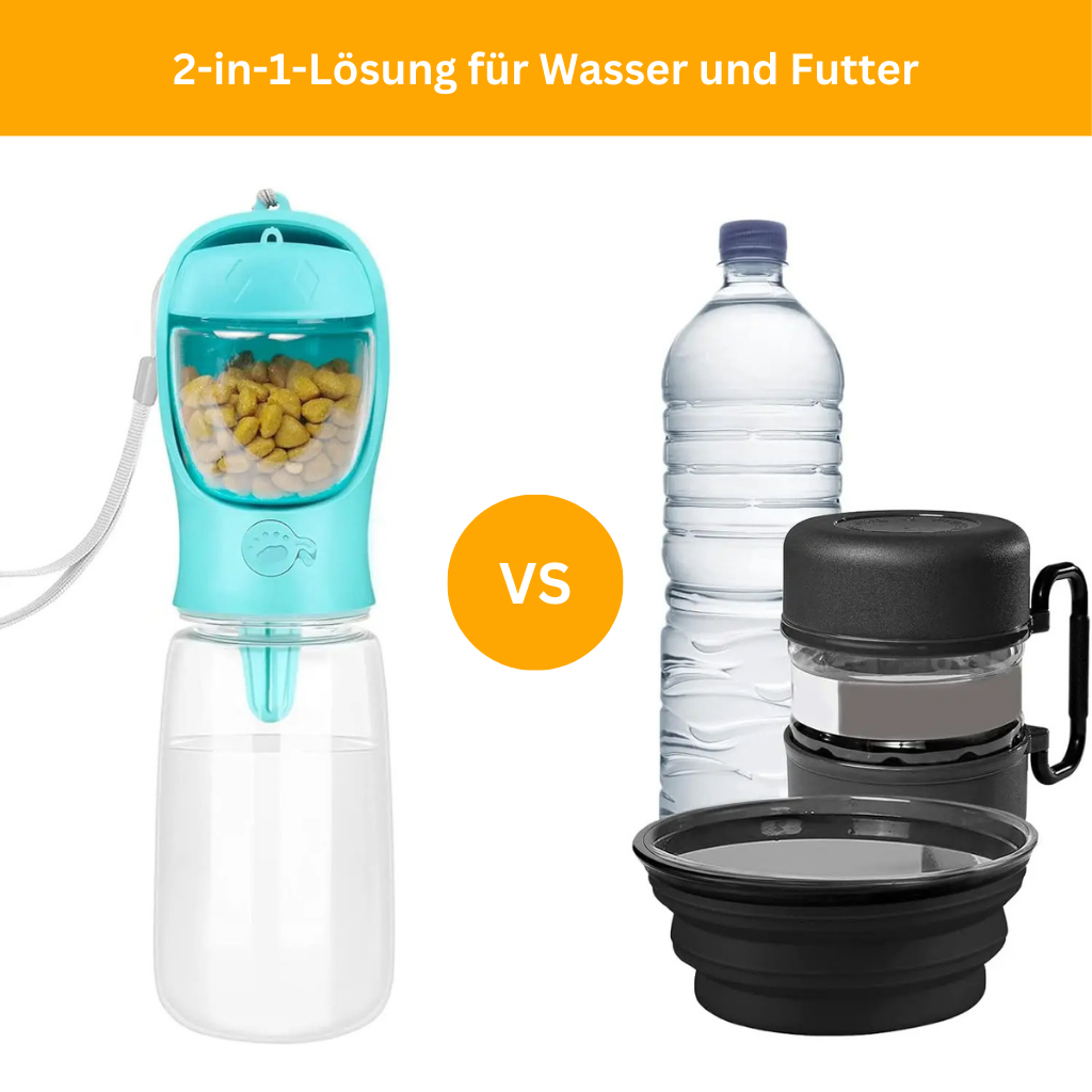Tragbare Hundetrinkflasche 2.0