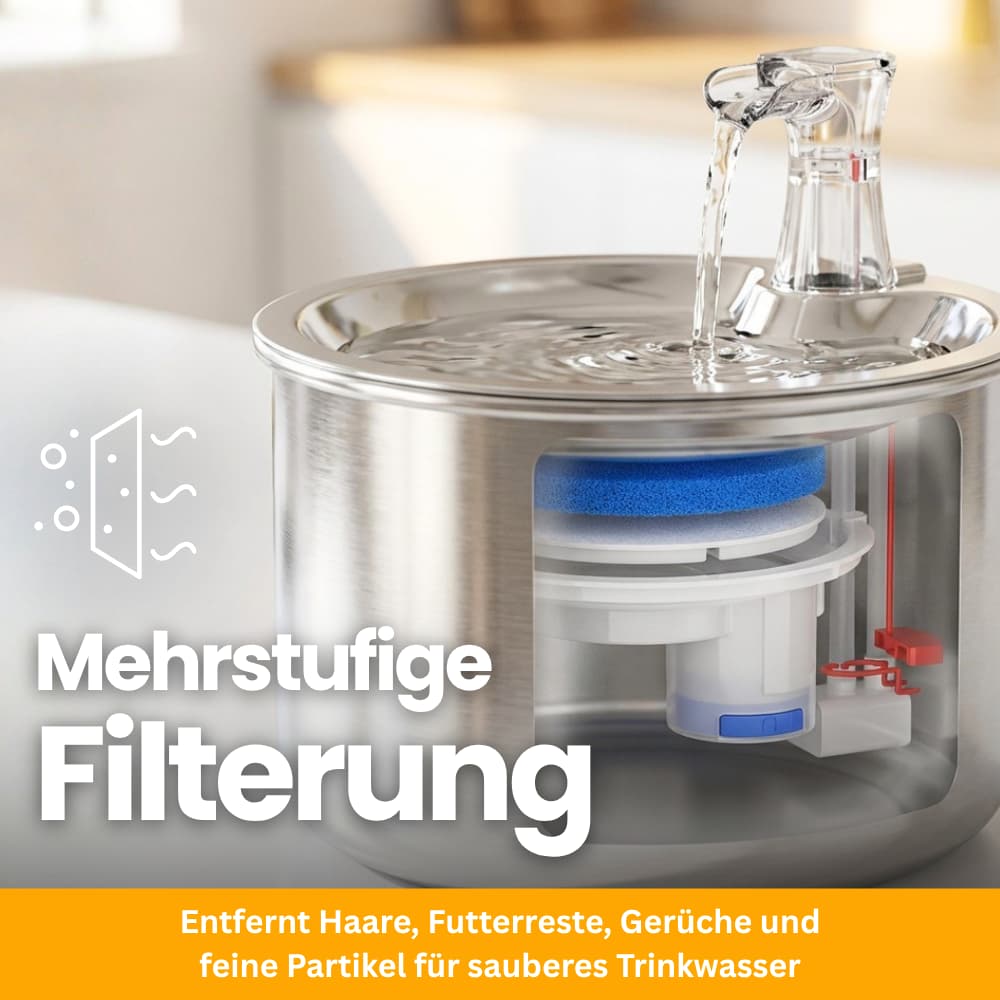 FreshFlow Stainless Steel Fountain