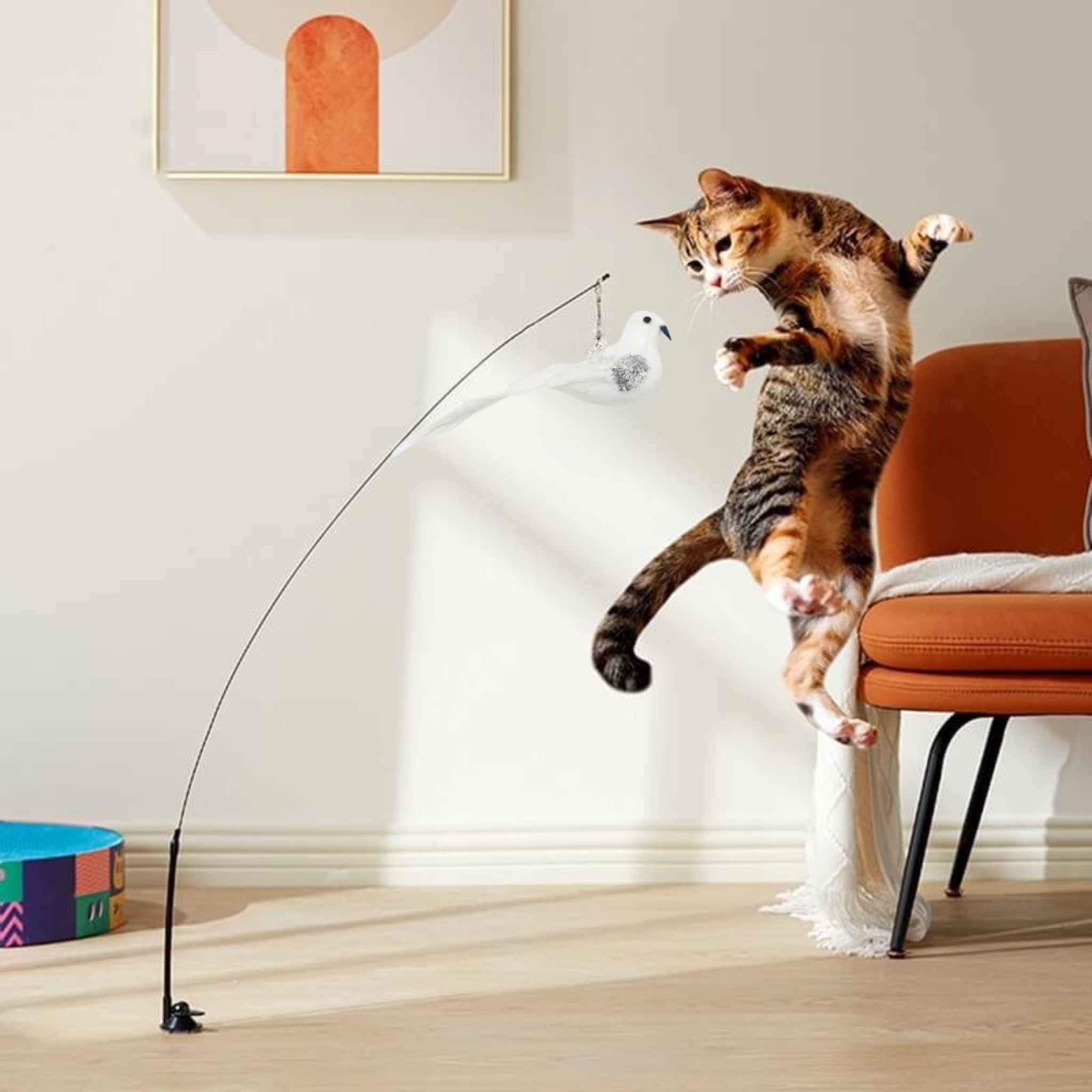 Zwitscherndes Vogelspielzeug für Katzen