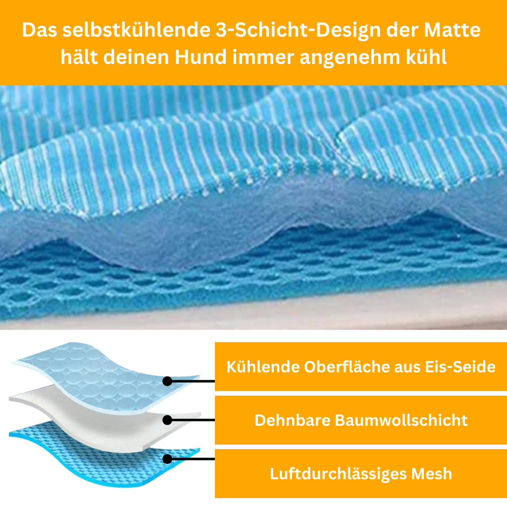Premium Kühlmatte für Hunde