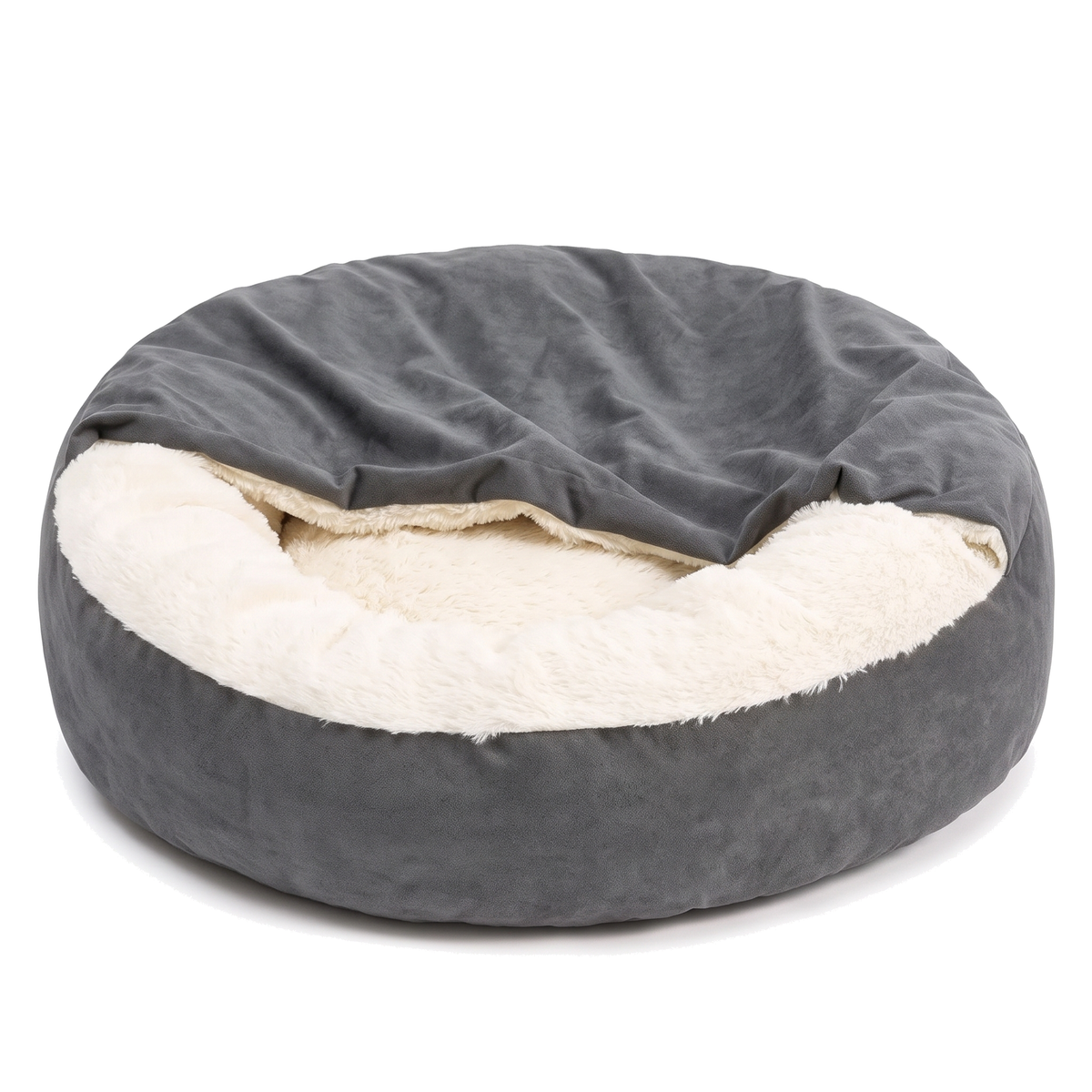 CuddleCave cosy cave bed for dogs in Grey-Beige